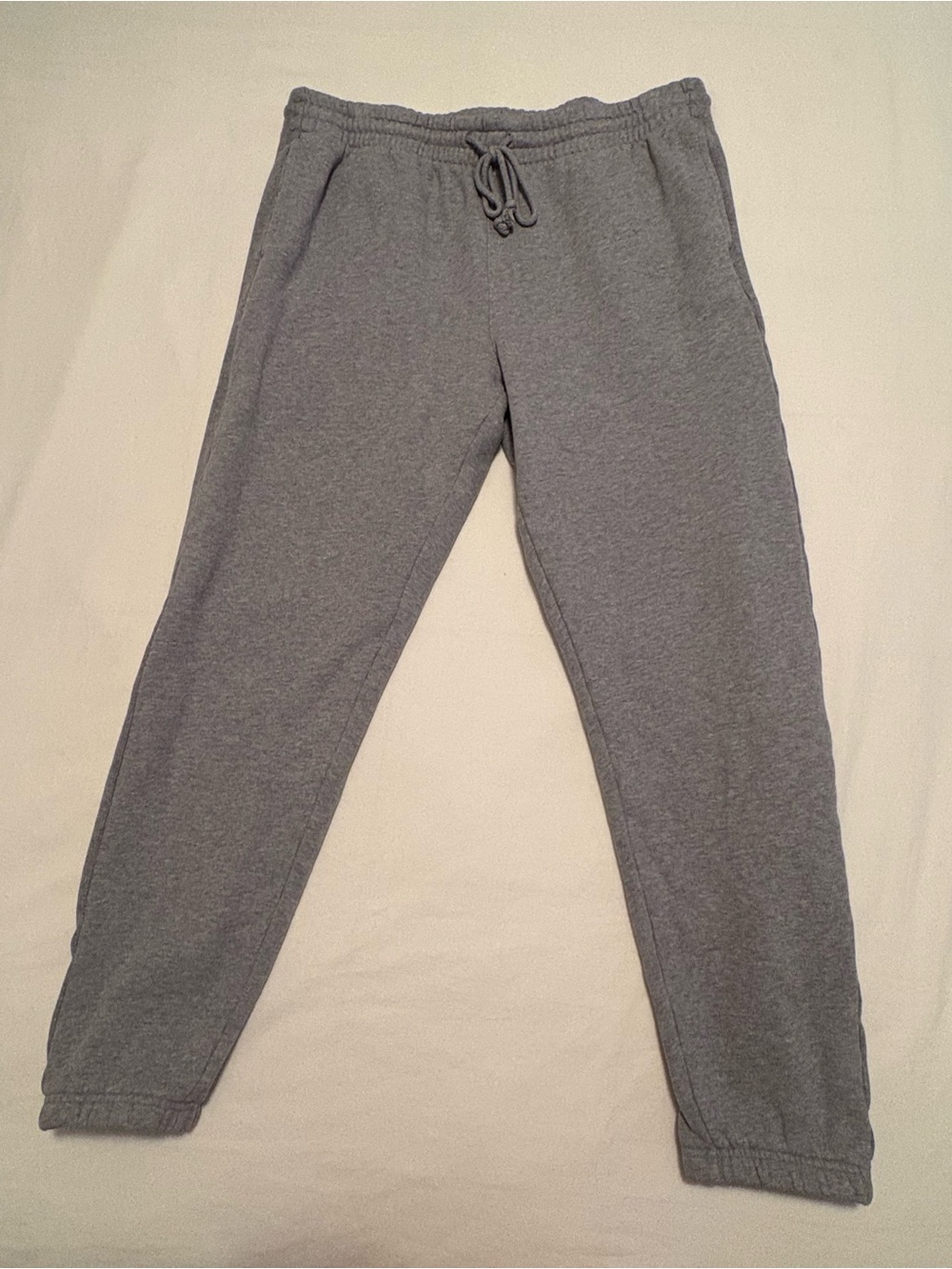 Aritzia Tna Cozy Fleece Boyfriend Sweatpant - Heather Grey - Size XL